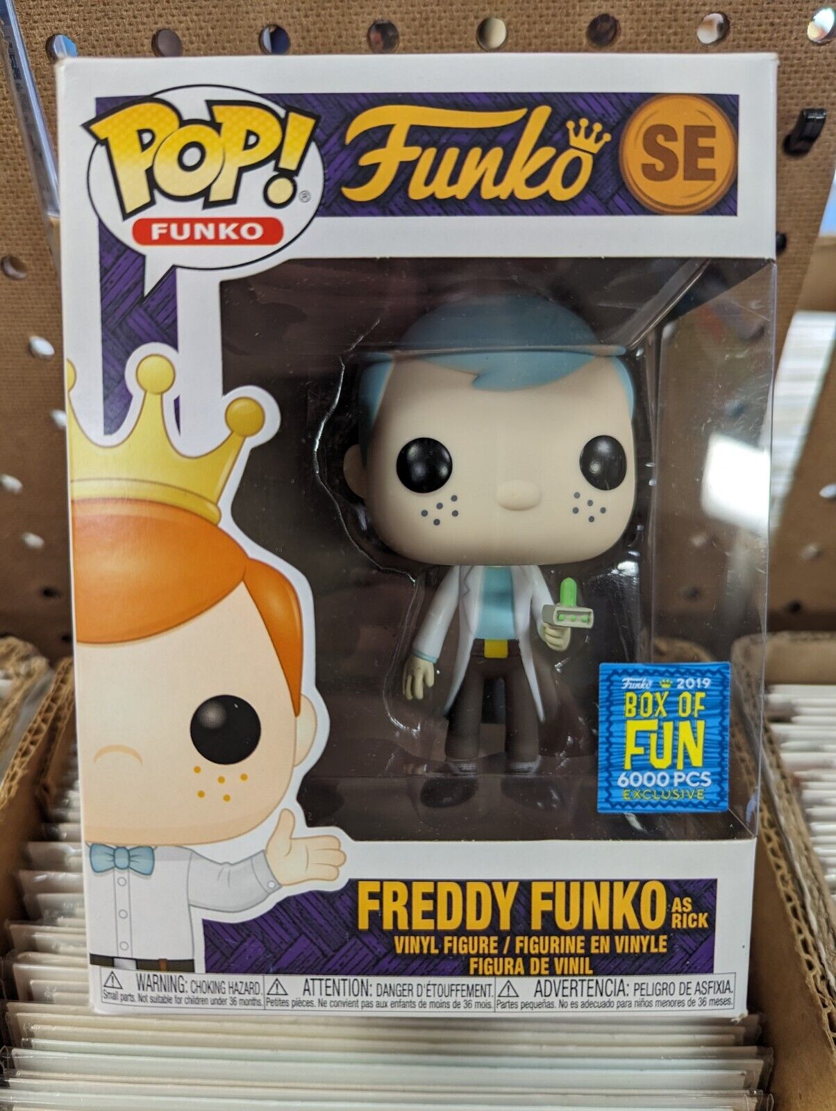 Funko Pop Freddy Funko As Rick SE Box Of Fun 6000 Pcs