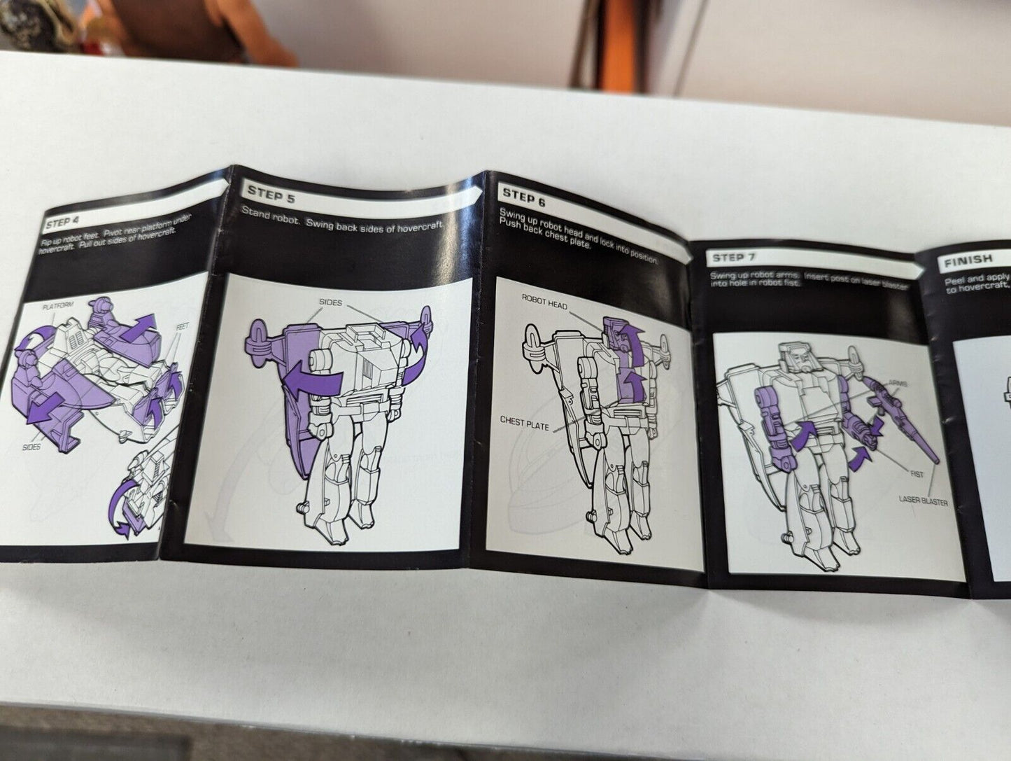 Transformers Scourge Instruction Booklet Only 1986